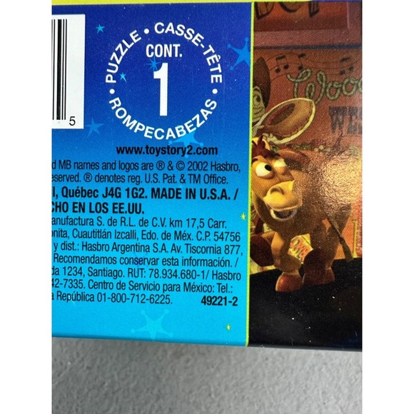 2002 DISNEY PIXAR TOY STORY WOODY & JESSIE PUZZLE 24 PIECE 10" X 13" VINTAGE - Picture 4 of 4